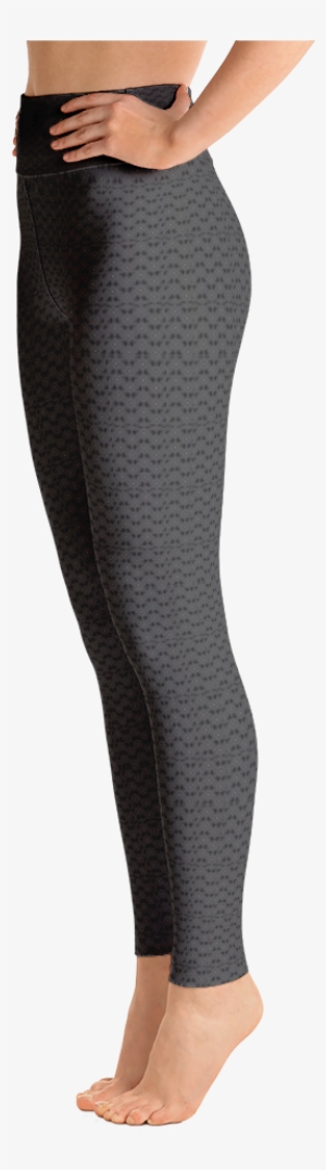 Vintage Black Lace Pattern Leggings - Ladybug Leggings - Lady Bug - Yoga Leggings - Print
