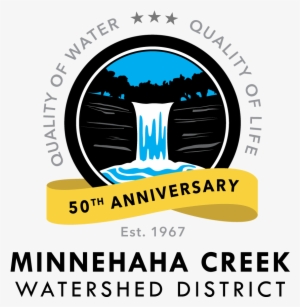 Mcwd 50th Anniversary Logo - Minnehaha Creek Watershed District