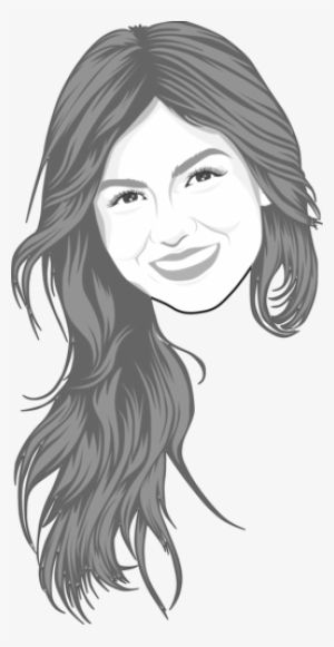 Victoria Justice Also Known As Victorious Caricate - Victoria Justice Caricature
