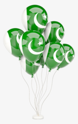 Illustration Of Flag Of Pakistan - Pakistan Balloons