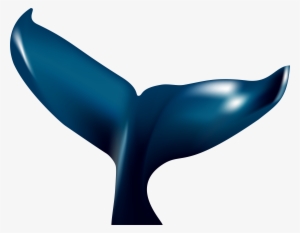 Whale Tale Png Transparent Clip Art Image - Blue Whale Tail Png