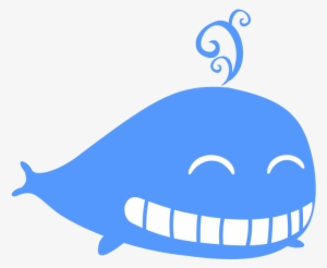 Whale Ballena By Hector Gomez A Blue Whale Cartoon - สัตว์ ทะเล Png