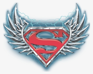 Superman Steel Wings Logo Men's Regular Fit T-shirt - Superman Logo With Wings