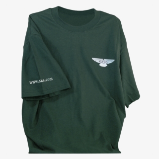Jaguar Wings Logo Green T Shirt - Long-sleeved T-shirt