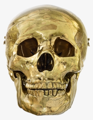Damien Hirst 'glorious Magnificent Imperial Gold Head' - Skull