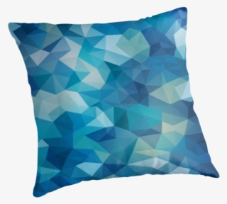 Abstract, Modern, Polygon Pattern, With A Light Touch - Cushion