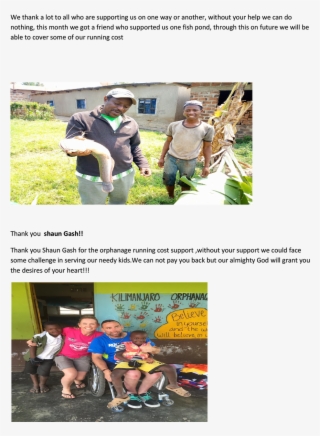 Kilimanjaro Orphanage Centre,september News Latter - Brochure