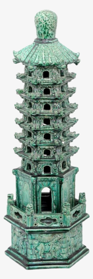 Excellent Chinese Pottery Pagoda Tower - Pagoda