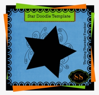 Doodle Star Template Is Really Large - Star Template