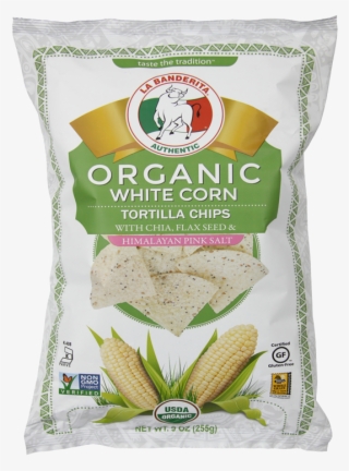 White Corn Organic Chips - Jasmine Rice