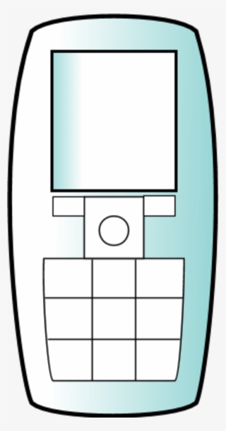 Vector Clip Art - Cell Phone Clip Art