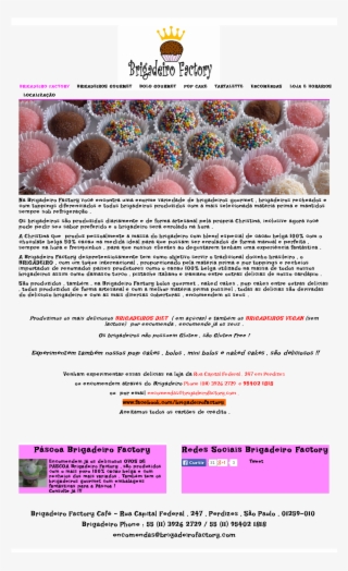 "brigadeiro Factory" Competitors, Revenue And Employees - 1st Priority