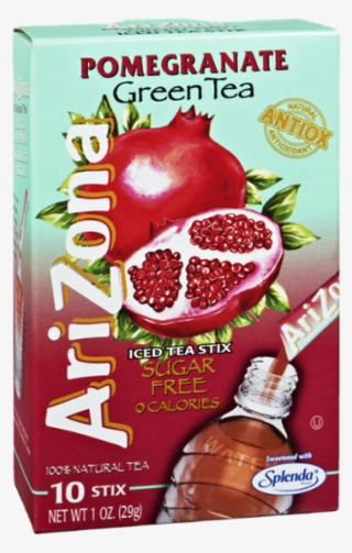 Arizona Pomegranate Green Tea Sugar Free 0 Calories - Natural Foods