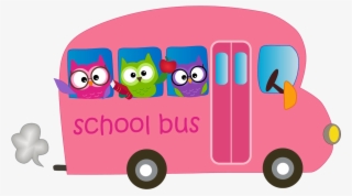 Рay Attention To Owl Bus Clipart - Owl Going To School