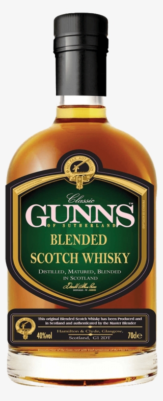 gunns blended scotch whisky - bozamet