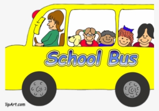 Driving Clipart Yellow School Bus - Clip Art