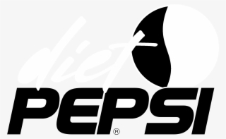 Diet Pepsi Logo Black And White - Pepsi
