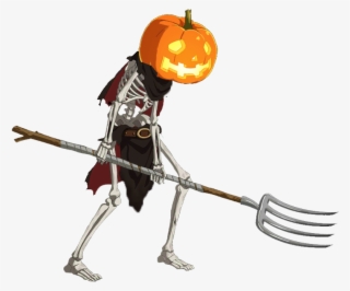 Lancer - Skeleton With Pumpkin Head