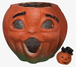 Made From Pulp Cardboard, The Pumpkin Head Has Been