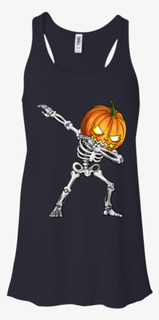 Dabbing Skeleton Shirt Halloween Pumpkin Head Face - I M A Dogaholic Disney