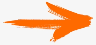 Flecha Naranja 2 - Flechas Didacticas Png