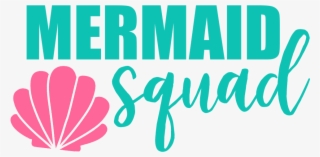 Free Mermaid Squad Svg Bundle, Quote, Shell And Mermaid - De Verdad O Reto