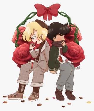 The Official Banana Fish Valentine's Day Art Really - Valentine's Day
