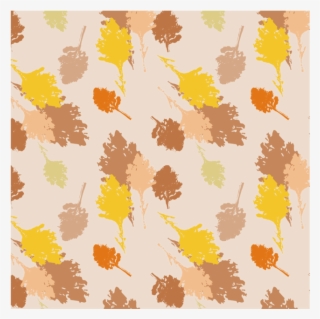 Leaves Pattern Square Coaster - Motif