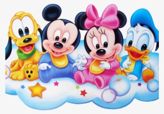 Baby Mickey And Minnie And Pluto