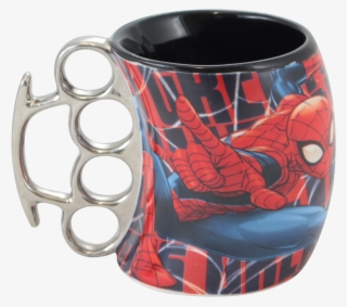 Caneca Soco Inglês Spider Man Homem Aranha 350ml - Caneca Com Soco Inglês