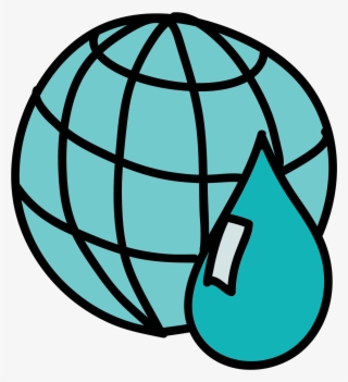 Water Resources Of The Earth Icon - Worldwide Icon Png