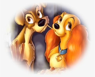 Lady And Tramp Couple Tube Illustration - Romantic Lady And The Tramp