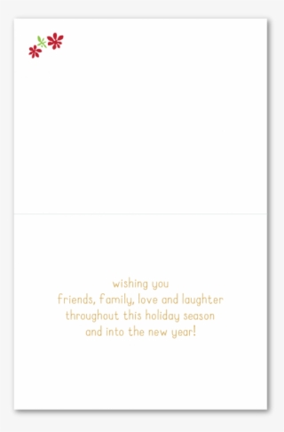 Bohemian Holiday Greeting Card - Document