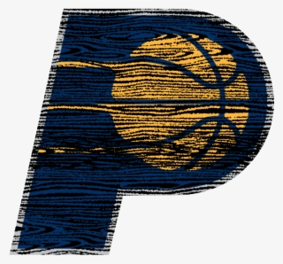 Indiana Pacers 2005-present Alternate Logo Distressed - Circle