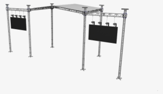 Ground Supported Truss Roof - Folding Table