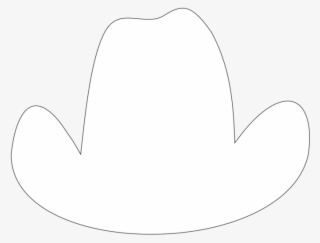 Cowboy Hat Hand Fans - Line Art