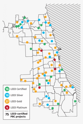 Pbc's Leed-certified Projects - Map