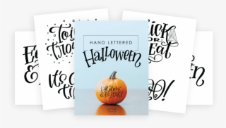 Hand Lettered Halloween Pumpkin Tracer Package Preview - Pumpkin