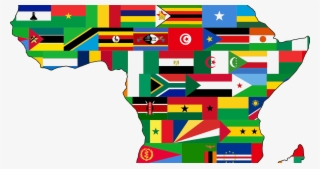 dumb carter - africa map with flag