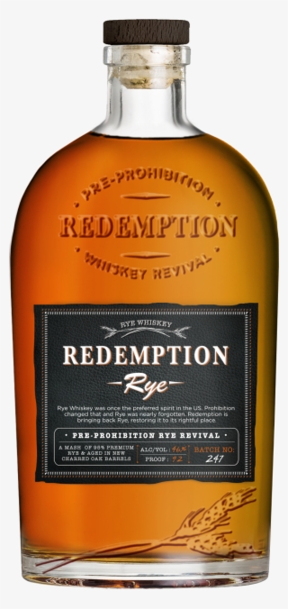Bottle Shot Production Quality - Redemption Bourbon