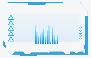 Ai Technology Border Blue Png And Vector Image