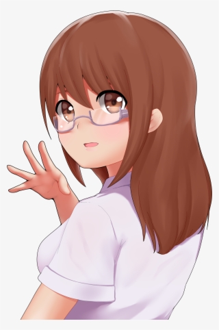 Anime Girl - Anime Glasses