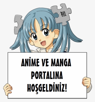 Portal Anime And Manga Tr Crop - Anime Holding A Sign