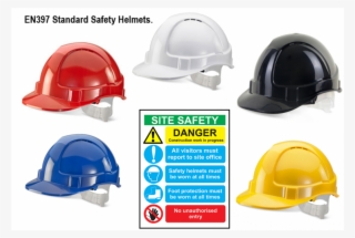 Basic Site Safety Helmets Vented And Conforms To En397 - All Construction Helmets