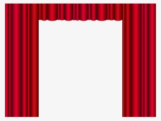 Curtain Clipart Golden Stage - Picture Frame
