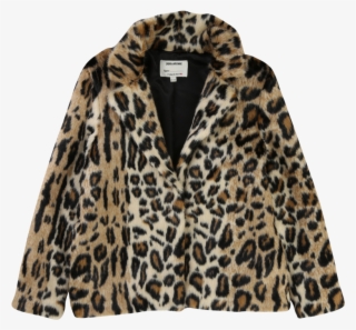 Zadig & Voltaire Kids Faux Fur Coat Leopard - Fake Fur Leopard Meisje