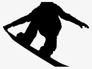 Snowboarding Clipart Snowboarder Silhouette - Snowboard Silhouette