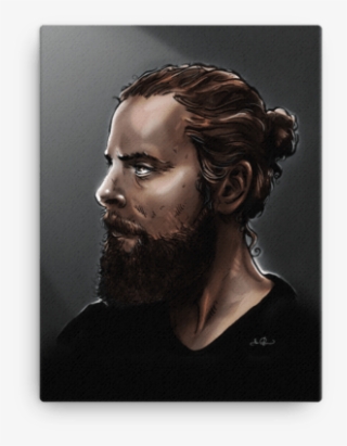 Manbun In The Dark Canvas