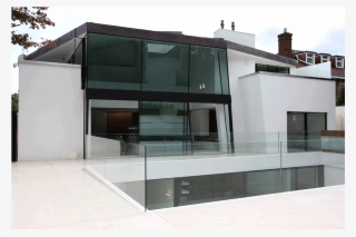 Double Height Glass Box To Rear Of Home With Sliding - House