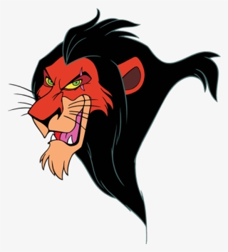 Lion King Scar Portrait - Scar Lion King Decal